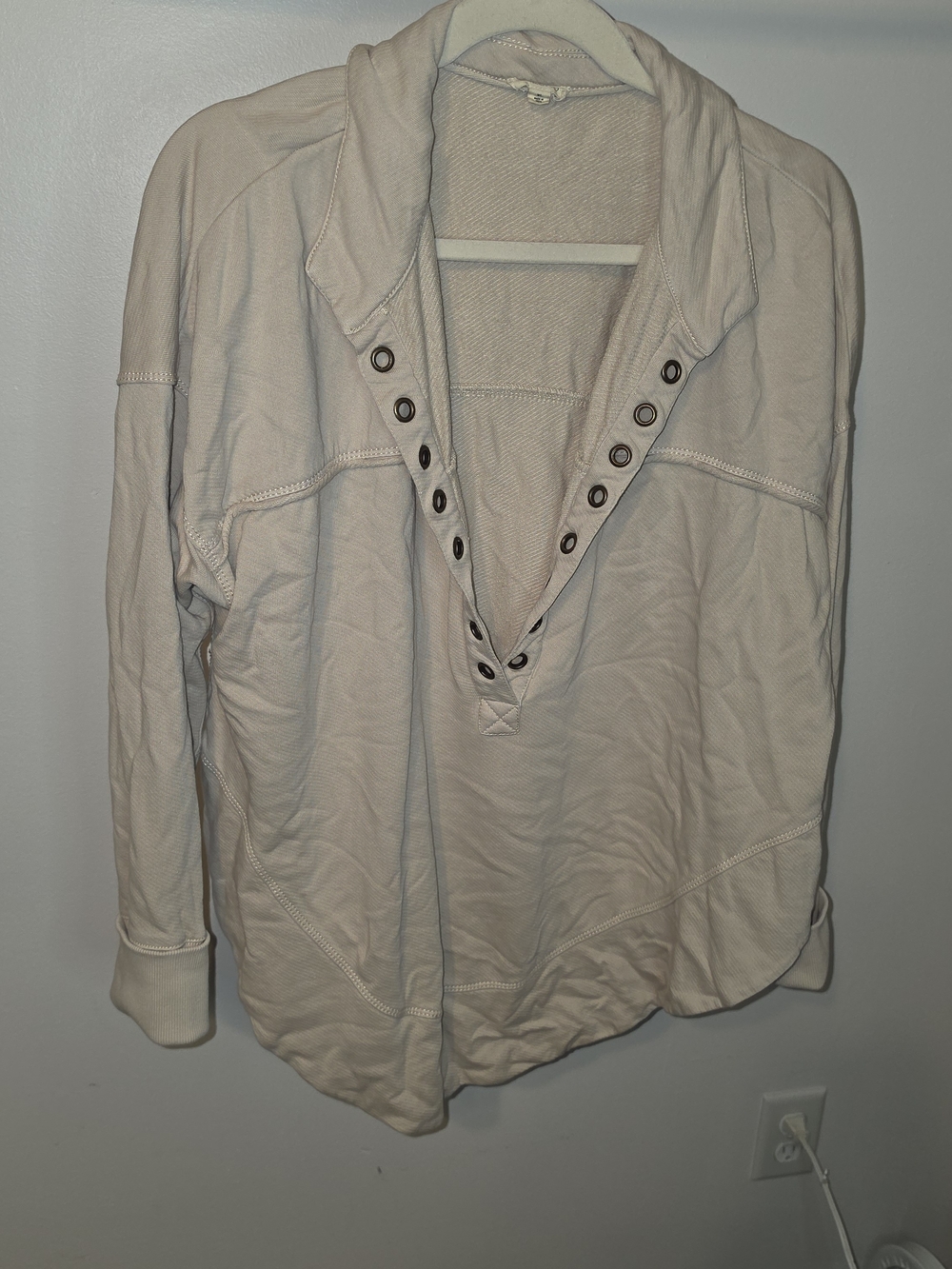 Pilcro Spliced Henley Top XL #anthropologie #Pilcro - Picture 2 of 4